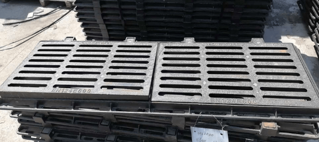 崖州球墨铸铁连体双篦展示